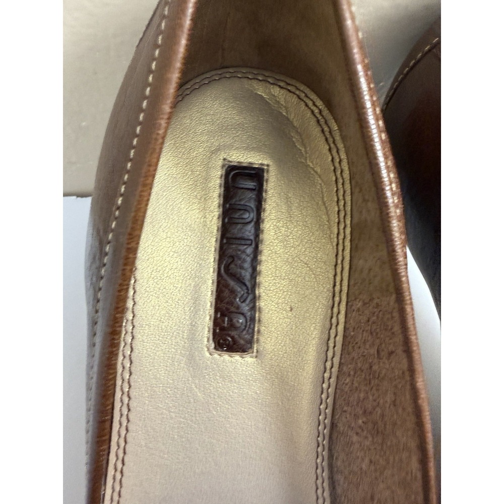UNISA Pumps Bro Leather Horsebit Kitten Heel 2.5"-3" Women's 10B - Picture 2 of 10
